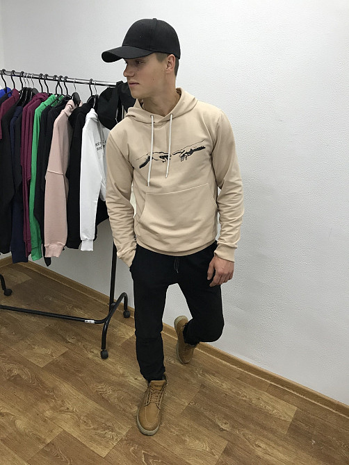 Спортивний костюм унісекс з АРТ картинкою "Створення Адама" Худді + джогери Чернівці - фото 7