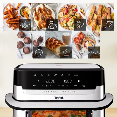 Мультипіч Tefal Dual Easy Fry Flex (EY922DE0) Вінниця - фото 6