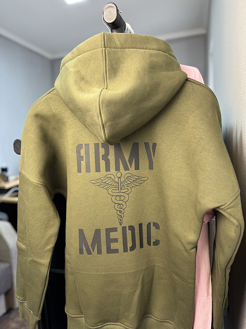 Хакі худі - "ARMY MEDIC" Чернівці - фото 3