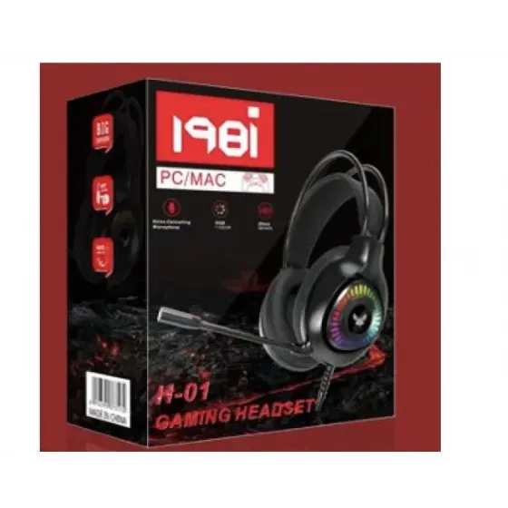 Ігрові навушники GH-01 Gaming Led з підсвічуванням і мікрофоном Київ