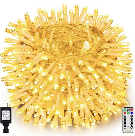 Гірлянда 200led для дому (біле\тепле світло) 220w 16507 Луцк - изображение 1