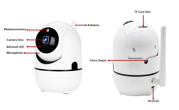 WiFi Камера Cloud 1080p Відеоспостереження дистанційне Київ - фото 3