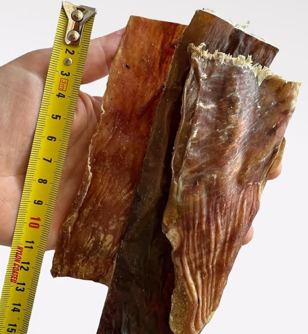 Натуральное лакомство для собак мясо молодого теленка сушеное тонкими слайсами 
