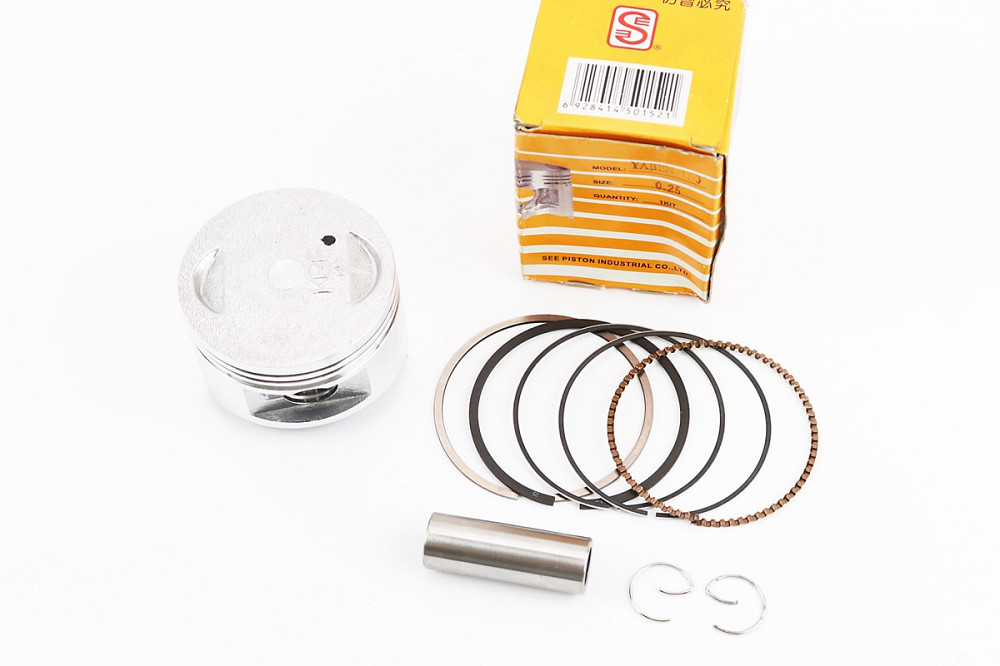 Поршень к-кт 150cc 57,4мм +0,25 (палець 15мм) жовта коробка Київ - фото 1