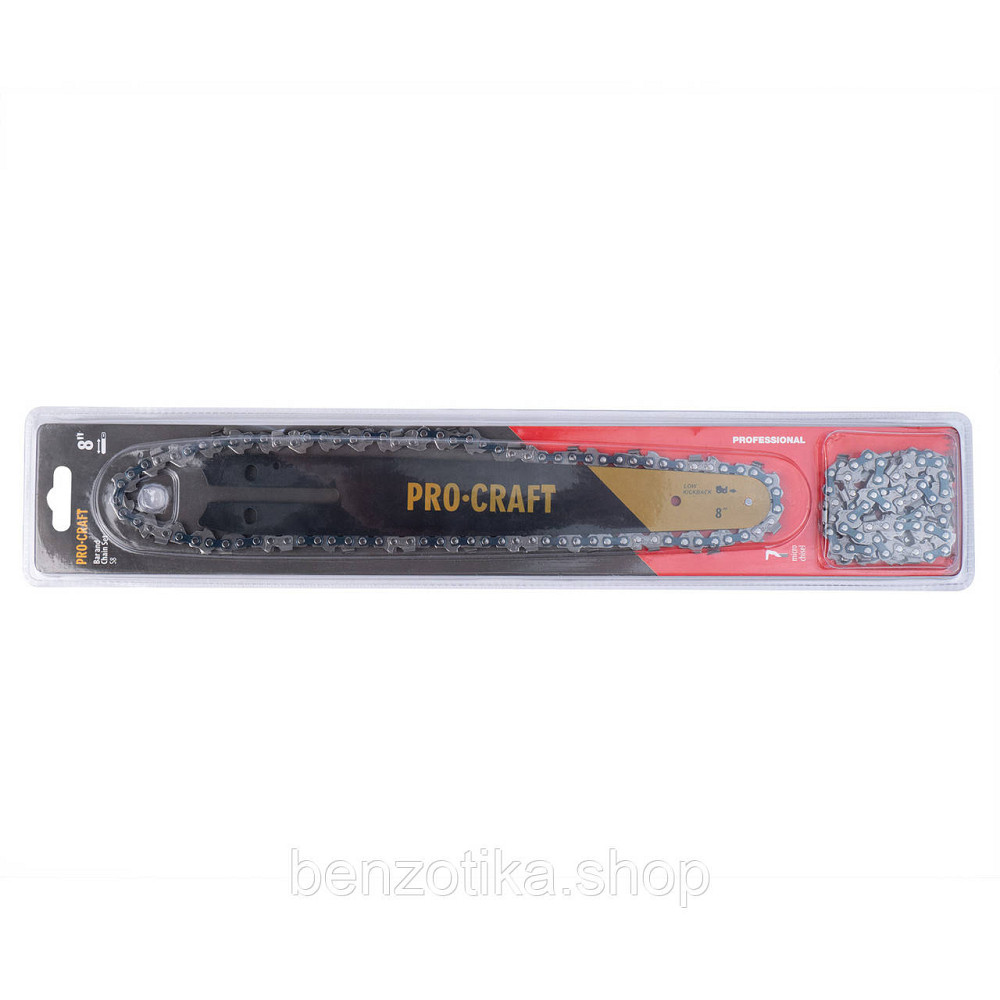 Комплект із шини та ланцюга Procraft S8 Universal (2 ланцюги та 1 шина) Київ - фото 1