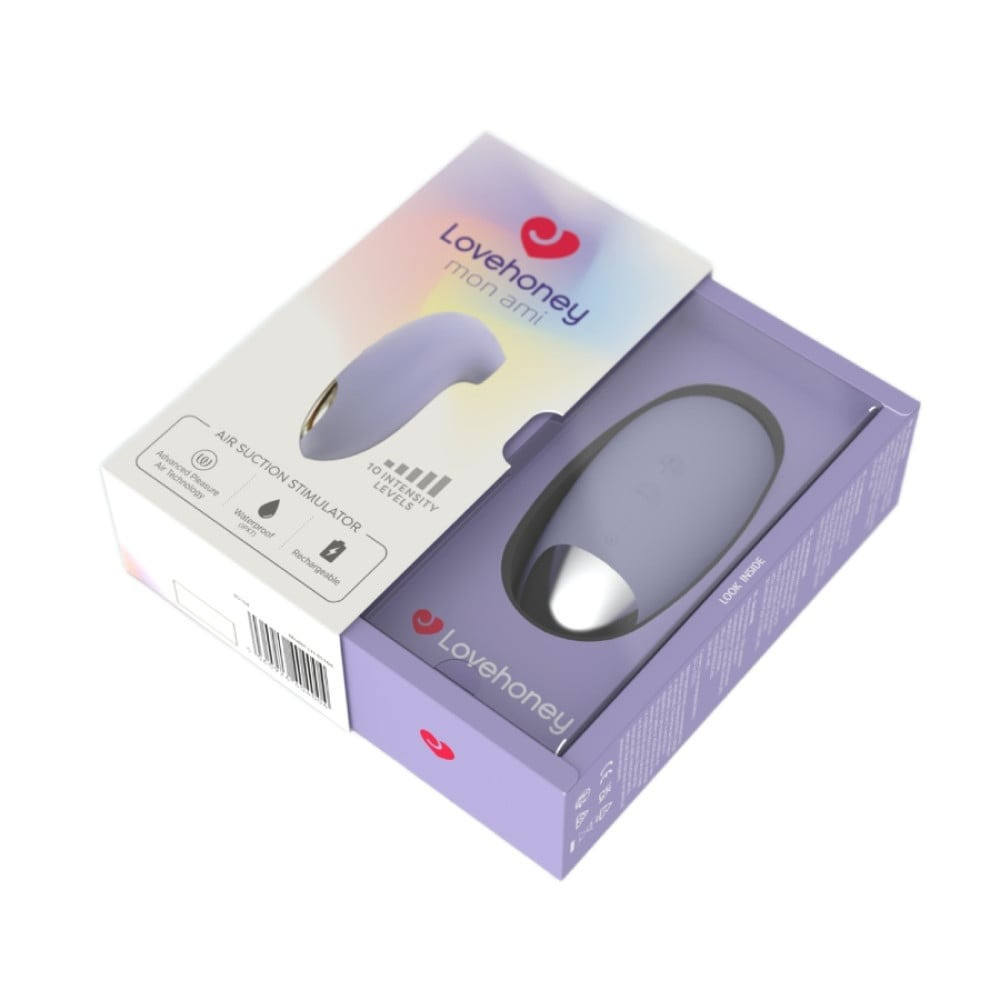 Вакуумный стимулятор клитора Lovehoney Mon Ami Pleasure Air, лиловый Sex Aura Киев - изображение 8