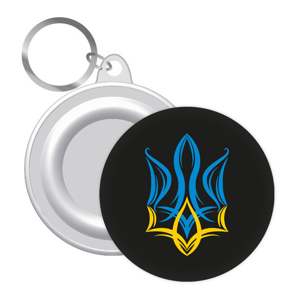 Брелоки для ключей Трезуб Украина 12 шт Киев - изображение 1