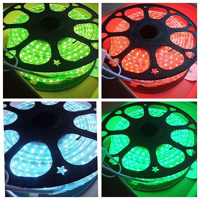 Світлодіодна стрічка силіконова GreenSun RGB 20м Луцк - изображение 2