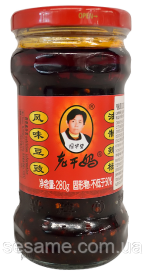 Гострий чилі соус зі смаком свинини, 280 г, ТМ Lao Gan Ma Харьков - изображение 1