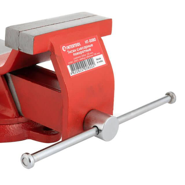 Лещата слюсарні поворотні, 100 мм, 4,05 кг INTERTOOL HT-0080 Киев - изображение 5