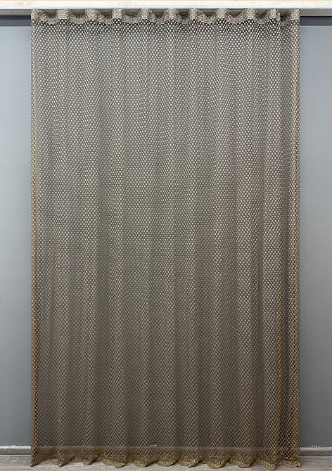 Тюль VR-Textil 1881т Гипюр Коричневый 300х270 см (42-0837) Киев - изображение 2