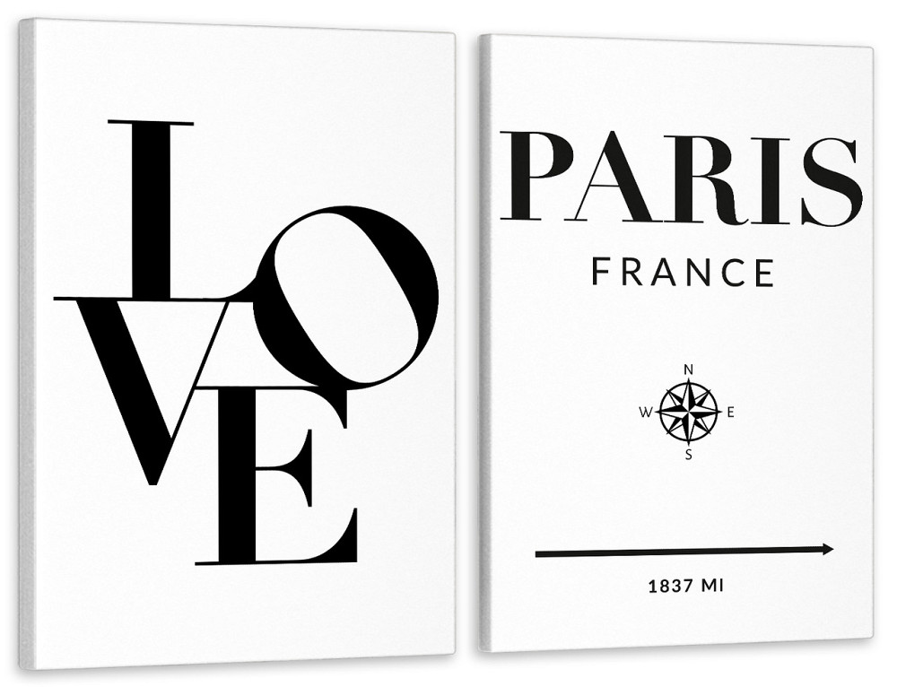 Модульная картина в гостиную / спальню  Люблю Париж  TLV-2_068 120х170 см Київ - фото 1