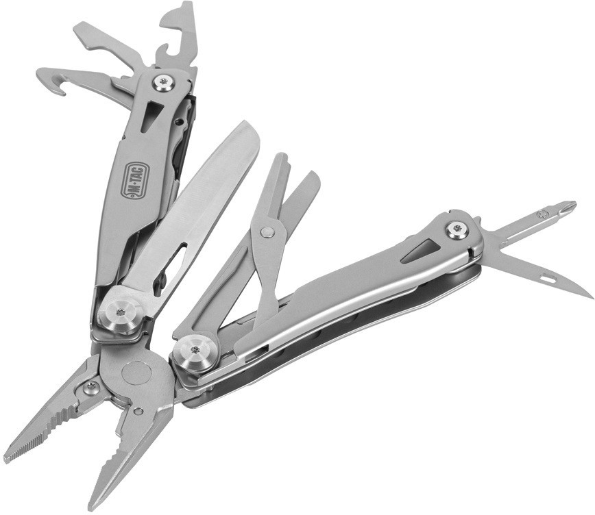 Багатофункціональний Мультитул складаний 7в1 з чохлом M-Tac "Type 7" (60023301) Нержавіюча сталь Нововолинськ - фото 2