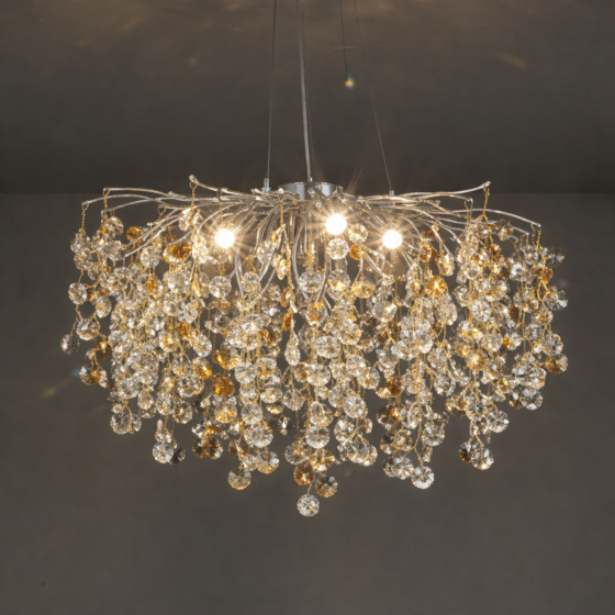 Люстра кришталева підвісна Sirius WM-7015/800 хром Коломия