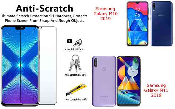 Защитное стекло NeoGlass для Samsung Galaxy M10 2019, Galaxy M11 2019 – ультрапрозрачное и устойчивое Киев