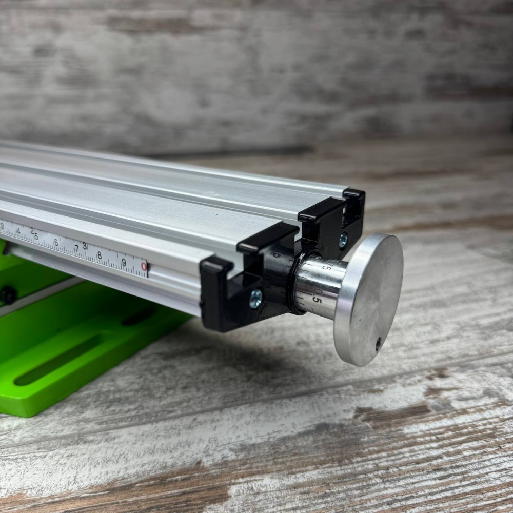 Двухкоординатный стол BG-6300 для сверлильного фрезерного станка 31 × 9 см алюминиевый сплав Киев - изображение 2