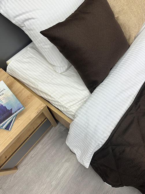 Покрывало стеганое Decorator Flax ромб 230х250 см венге (85-069) Киев - изображение 6