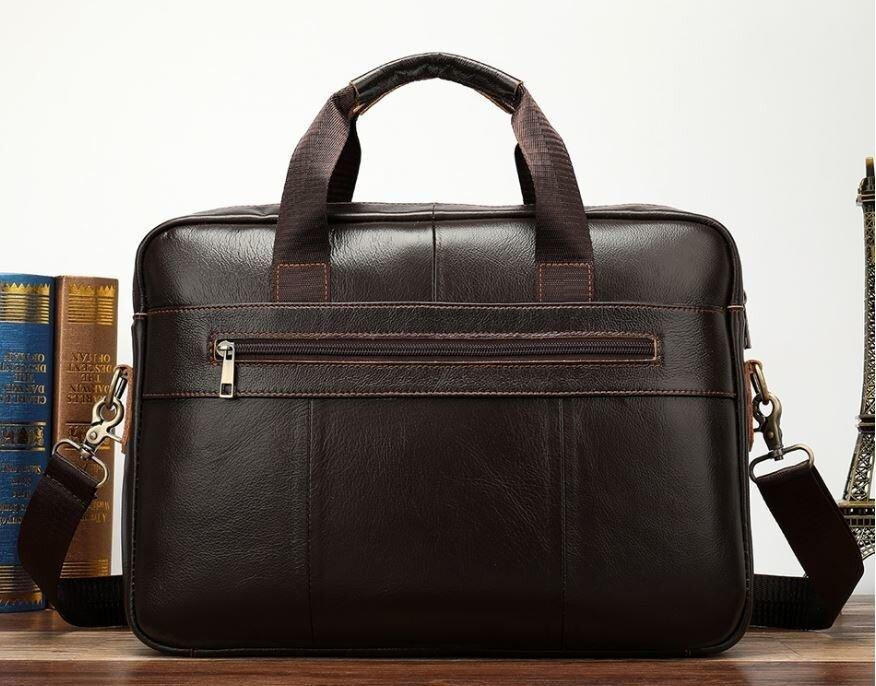 Сумка мужская под ноутбук Vintage 14669 Коричневая Киев - изображение 10