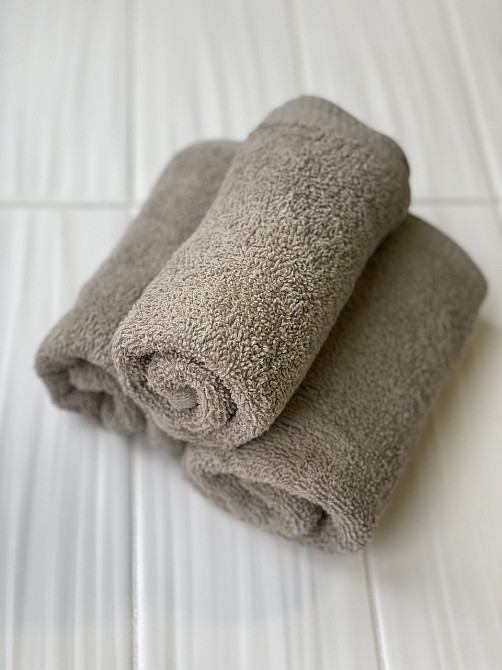 Ecotton Комплект рушників Ecotton 30х30 см махрові 6 шт. серветки для рук 380 г/м² коричневий B Коломыя - изображение 5