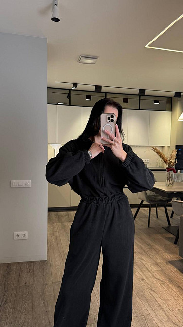 Жіночий повсякденний теплий комбінезон з фліса Одеса - фото 2