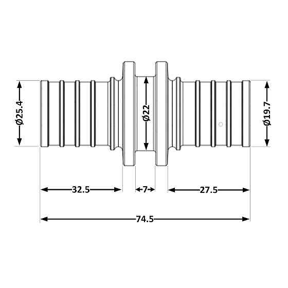 Перехідни під натяжну гільзу Icma No1032 d25х3,5-32х4,4 851032GYGX05 Київ