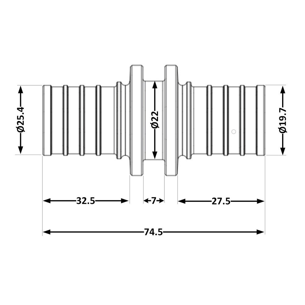 Перехідни під натяжну гільзу Icma No1032 d25х3,5-32х4,4 851032GYGX05 Київ - фото 2