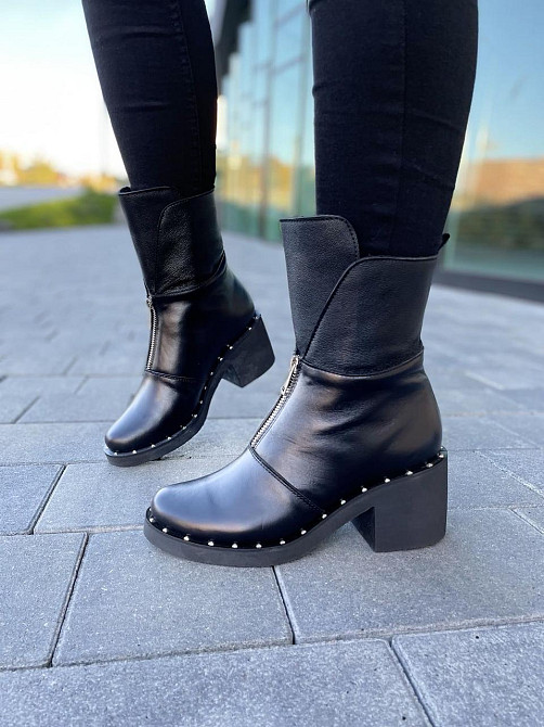Версаль Ботинки LaDi черные натуральная кожа зима 37р.38р.40р. (2843) Коломия - фото 10