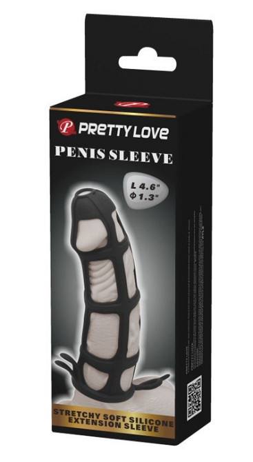 Стимулююча ажурна насадка Penis Sleeve, BI-026235 Sex Aura Київ - фото 10