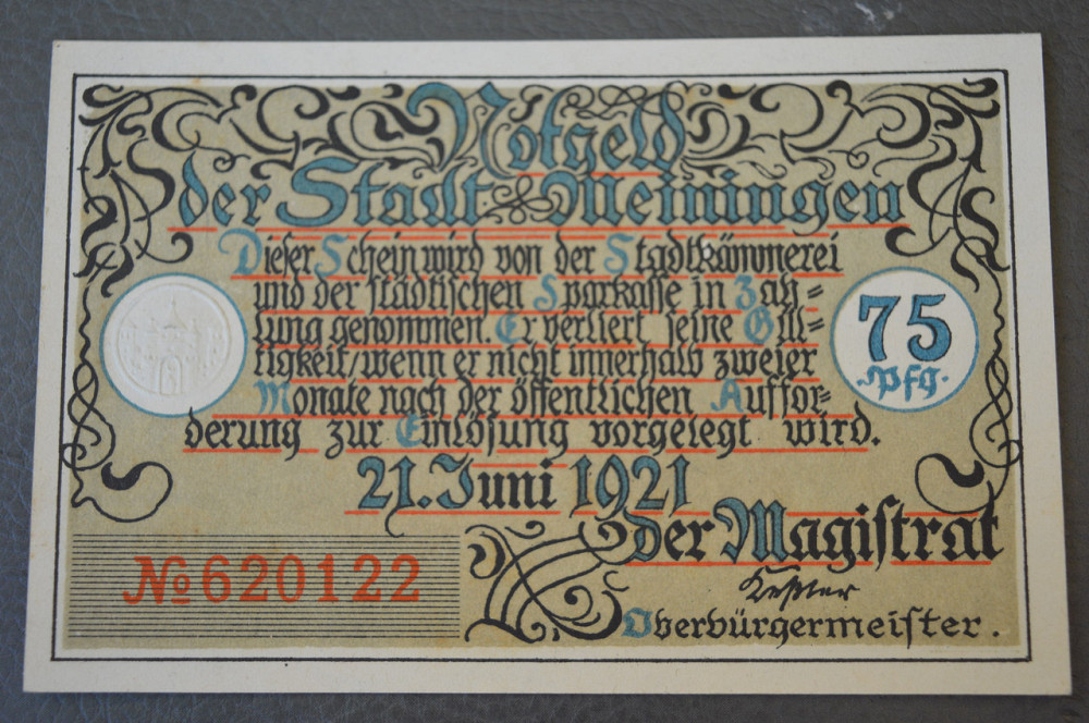 Німеччина. Нотгельд. 75 Pf ( 13 ) Полтава - фото 1