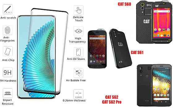 Защитное стекло HyperGlass Pro для CAT S60, CAT S61, CAT S62, CAT S62 Pro – максимальная чувствительность и Киев