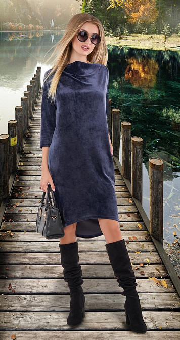 OVERSIZE велюрове плаття (46) Київ - фото 6