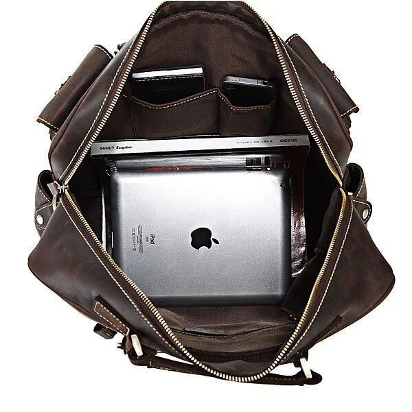 Сумка чоловіча у вінтажному стилі Коричнева (Vintage) Київ - фото 14