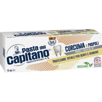 Зубная паста Pasta del Capitano Curcuma e Propoli Куркума и прополис 75 мл (8002140032110) Вінниця