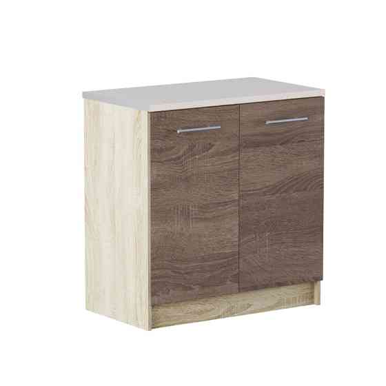 Кухонний модуль нижній Еверест Еко 800 дуб сонома/трюфель (без стільниці) 80х46х82 см (DTM-2907) Львів