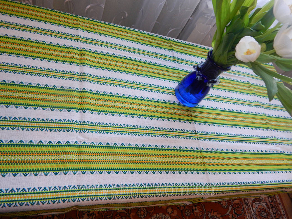 Салатовая скатерть вышитая Киев - изображение 5