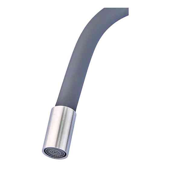 Кухонный смеситель Zerix YUB 279 Reflector Gray с гибким серым изливом ZX4654 Харьков