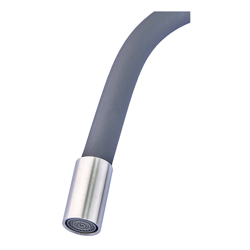 Кухонный смеситель Zerix YUB 279 Reflector Gray с гибким серым изливом ZX4654 Харьков - изображение 2