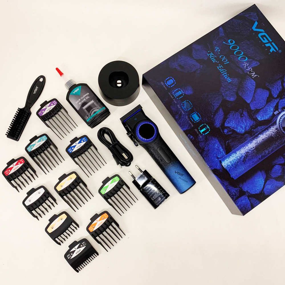 Профессиональная машинка для волос VGR, Аккумуляторная машинка-триммер для стрижки волос AZ-94 Львов - изображение 2