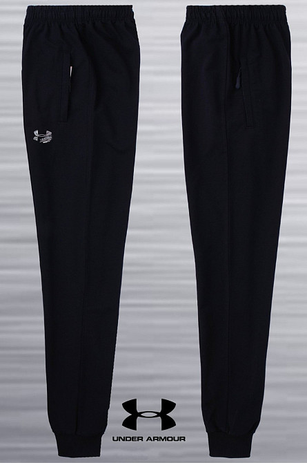 Мужские зимние спортивные брюки на манжете Under Armour UA Rival Fleece Joggers Киев - изображение 3