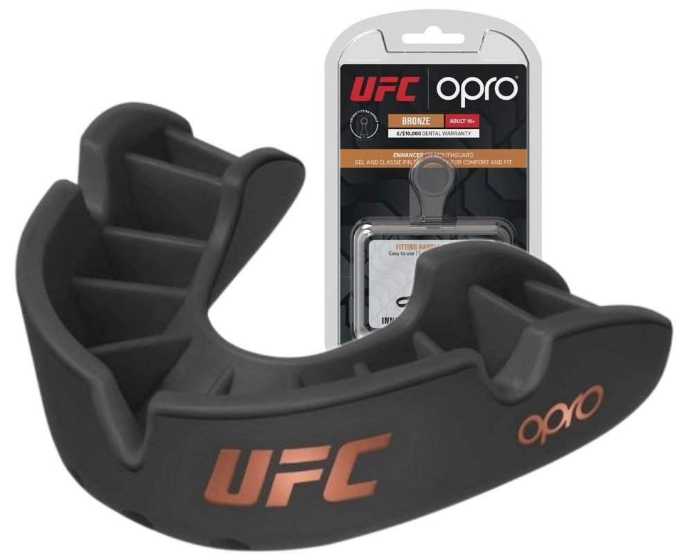 Капа OPRO Bronze UFC доросла (вік 11+) Black (ufc.102512001) Луцк - изображение 1