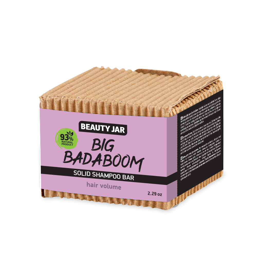 Твердый шампунь для объема волос Big Badaboom Beauty Jar 65 г Киев - изображение 1
