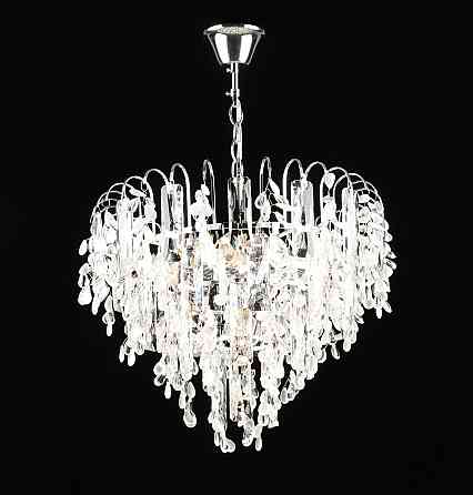 Люстра підвісна кришталева E2726/6, Хром Коломия