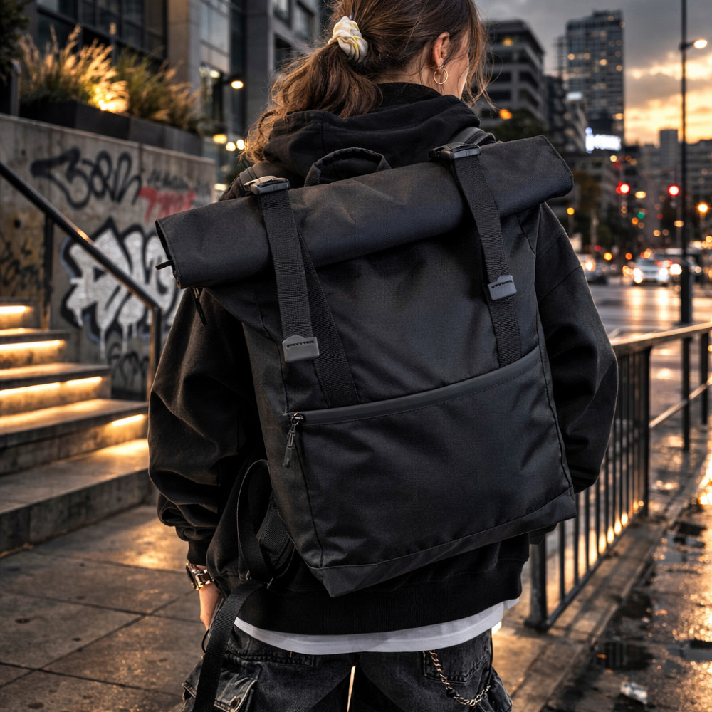 Міський молодіжний рюкзак для ноутбука, Чоловічі рюкзаки молодіжні, Рюкзак рол міський IW-57 Львів - фото 10