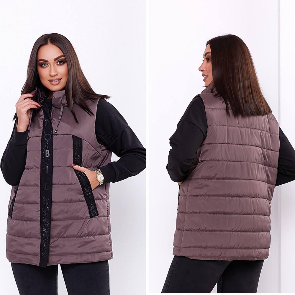 Жіночий стильний жилет. Жилет жіночий із гарним оздобленням. 48-58р. Київ - фото 1