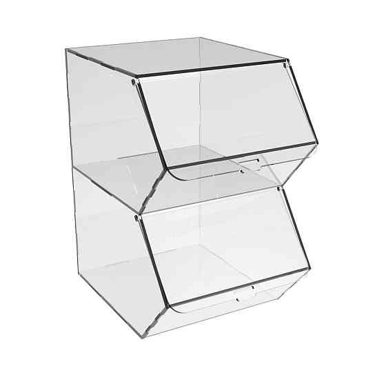 Диспенсер EKOSTAR вертикальный для мармеладов, снеков, орехов 2 ячейки Киев