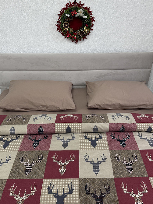 Ecotton Комплект постільної білизни Ecotton Євро 210х215 см червоний Олені новорічний Коломия - фото 9