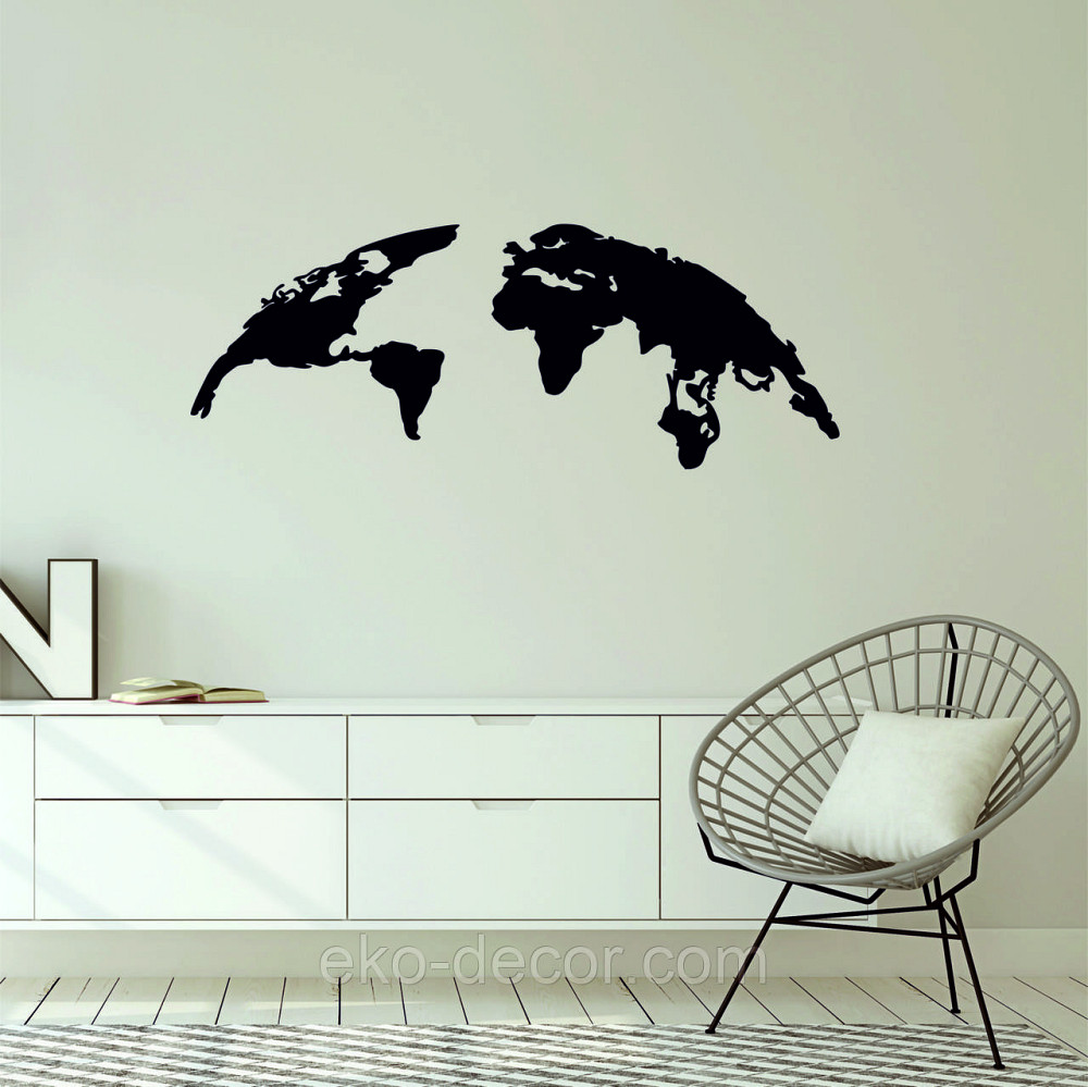 Декоративное настенное Панно «Земля», Декор на стену 90*34 см, Черный Киев - изображение 9