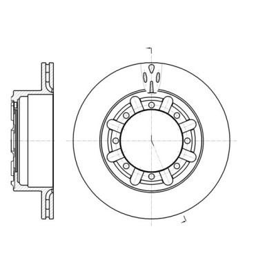 Тормозной диск REMSA 61170.10 Винница - изображение 1