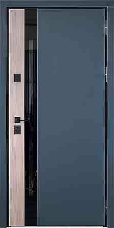 Двери уличные с ТЕРМОРАЗРЫВОМ,серия Т-6.3,модель 715/133 Металл с ламинацией/МДФ.Графит,Дуб Кантр/Крафт бел. Киев