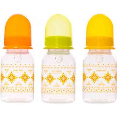 Пляшечка для годування Baby Team із силіконовою соскою Baby Team 125 мл Салатова (1400) Вінниця